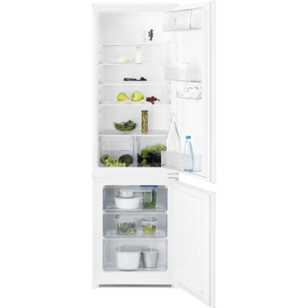 Vstavaná kombinovaná chladnička s mrazničkou dole Electrolux 300 PRO LowFrost ENN2800AJW